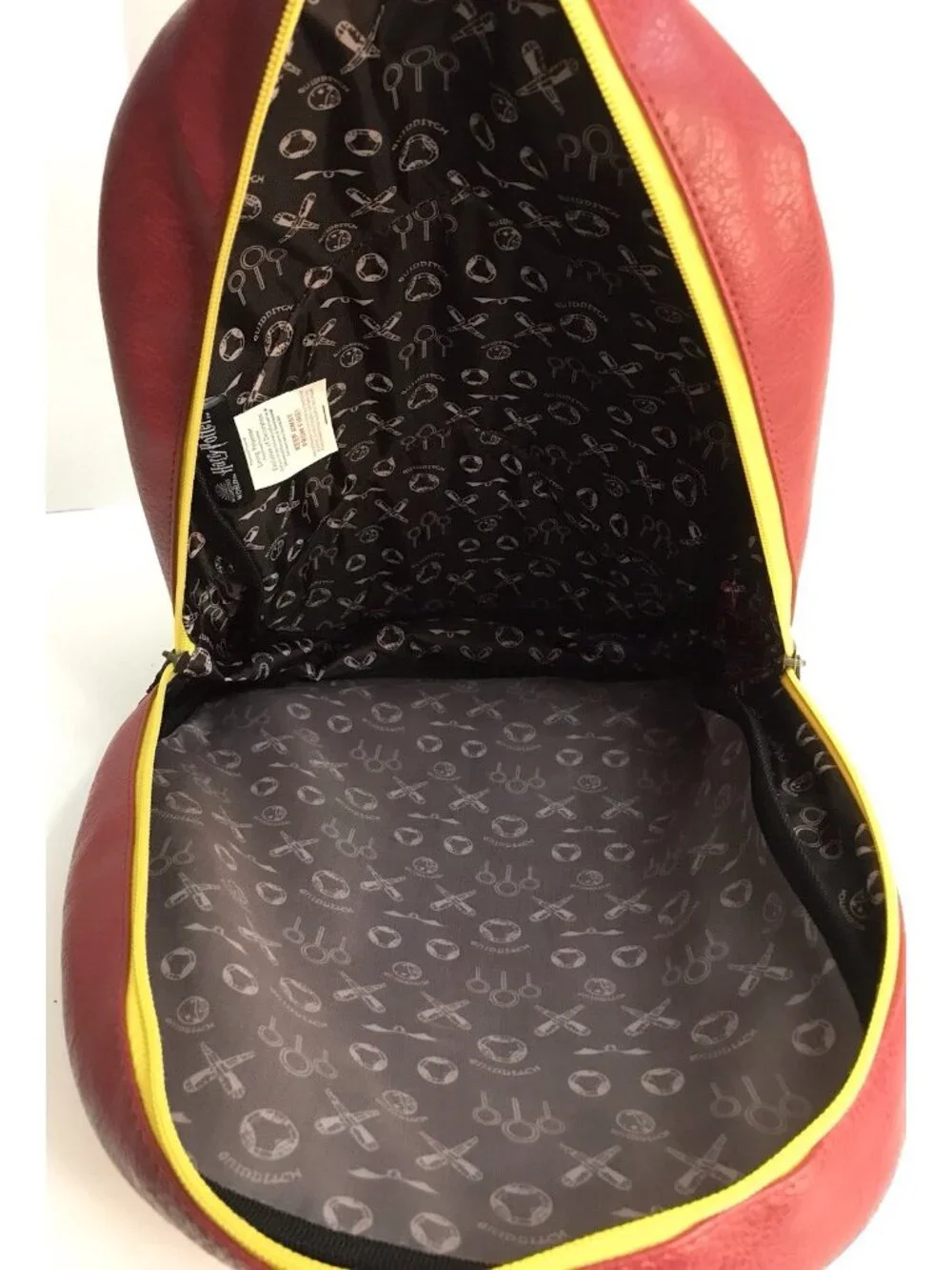 Harry Potter Backpack Burgundy 07 Quidditch Captain’s Medium Groovy Gryffindor